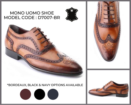 Mono Uomo Shoe - Model Code: D7007-BR