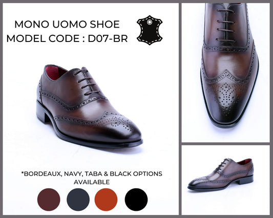 Mono Uomo Shoe - Model Code: D07-BR